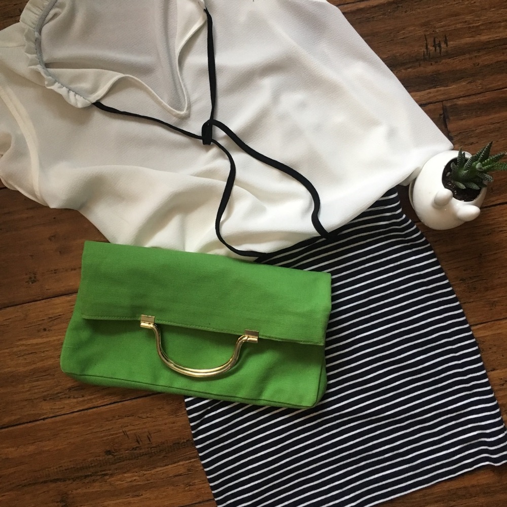 Vintage Cabrelli bag. green.